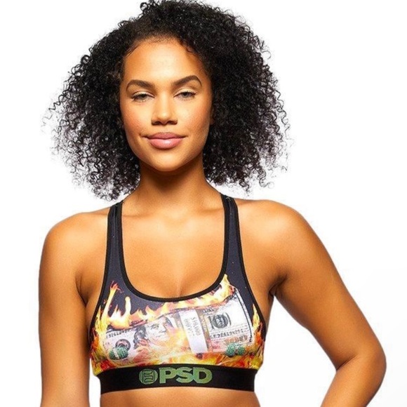 PSD Underwear Women's Lit 100 Sports Bra - Multi Size L - Picture 1 of 8